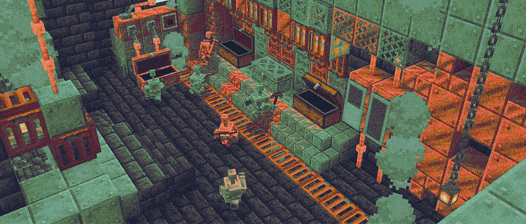 Minecraft screenshot of the latest copper mobs, blocks and items